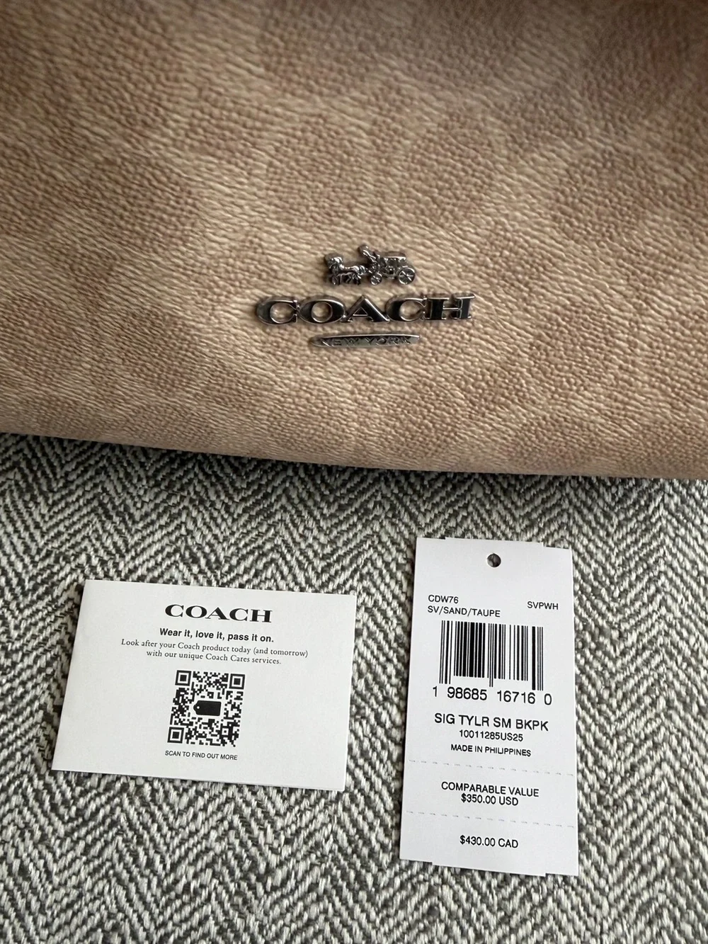 Coach style number